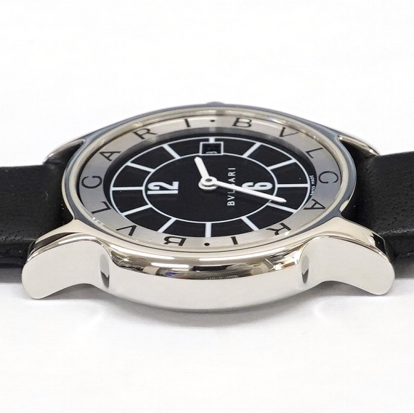 BVLGARI ブルガリ ソロテンポ ST29S ブラック 黒文字盤 レディース