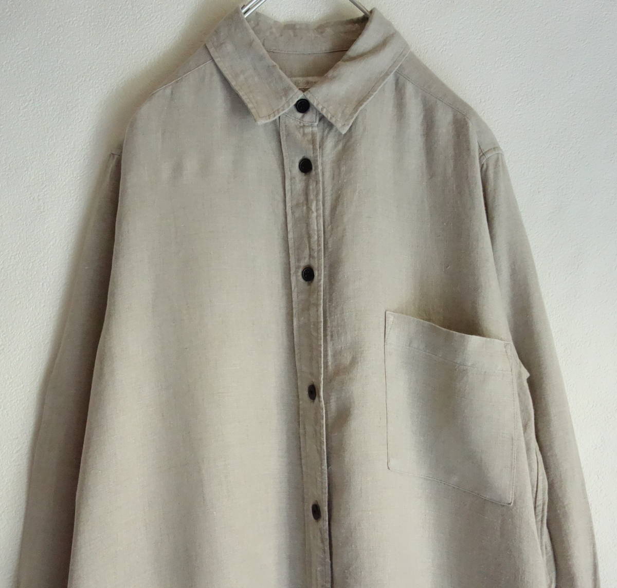 2019 美品Plageプラージュ Linen マキシシャツワンピース 36 2019 美品Plageプラージュ Linen マキシシャツワンピース 36
