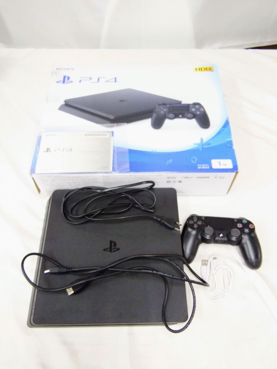 PlayStation 4 ジェット・ブラック 1TB (CUH-2200BB01)初期化・動作