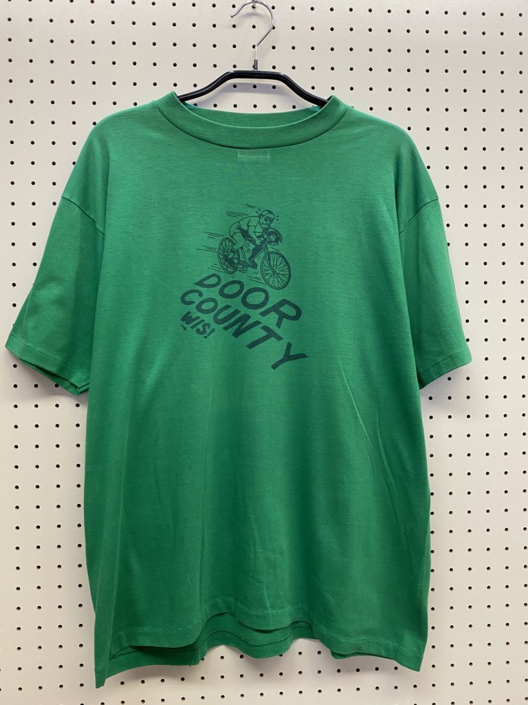 1970s ロードバイク ビンテージ Tシャツ 緑 XL ★ USA製 70s 80s グリーン サイクリング 自転車_画像2