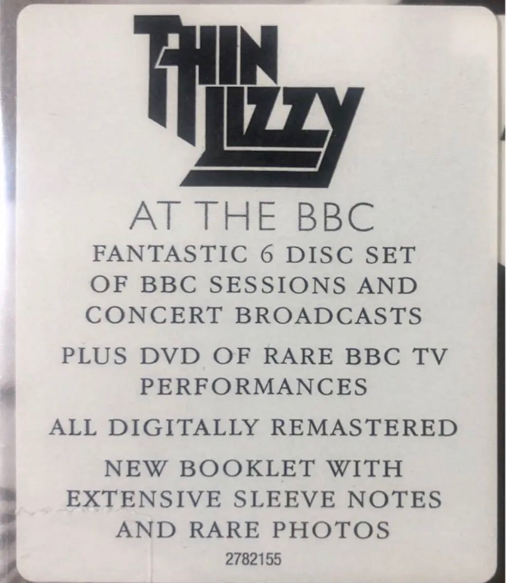 新品シールド！6CD＋DVD！シン・リジィ/ Thin Lizzy At The BBC