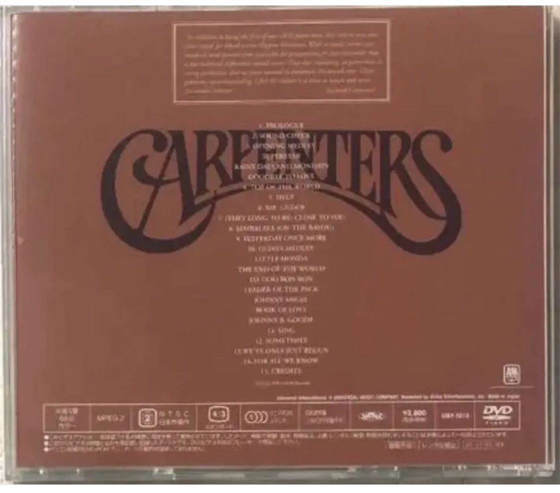 国内盤DVD！帯付き！CARPENTERS/ Live at Budokan 1974_画像5