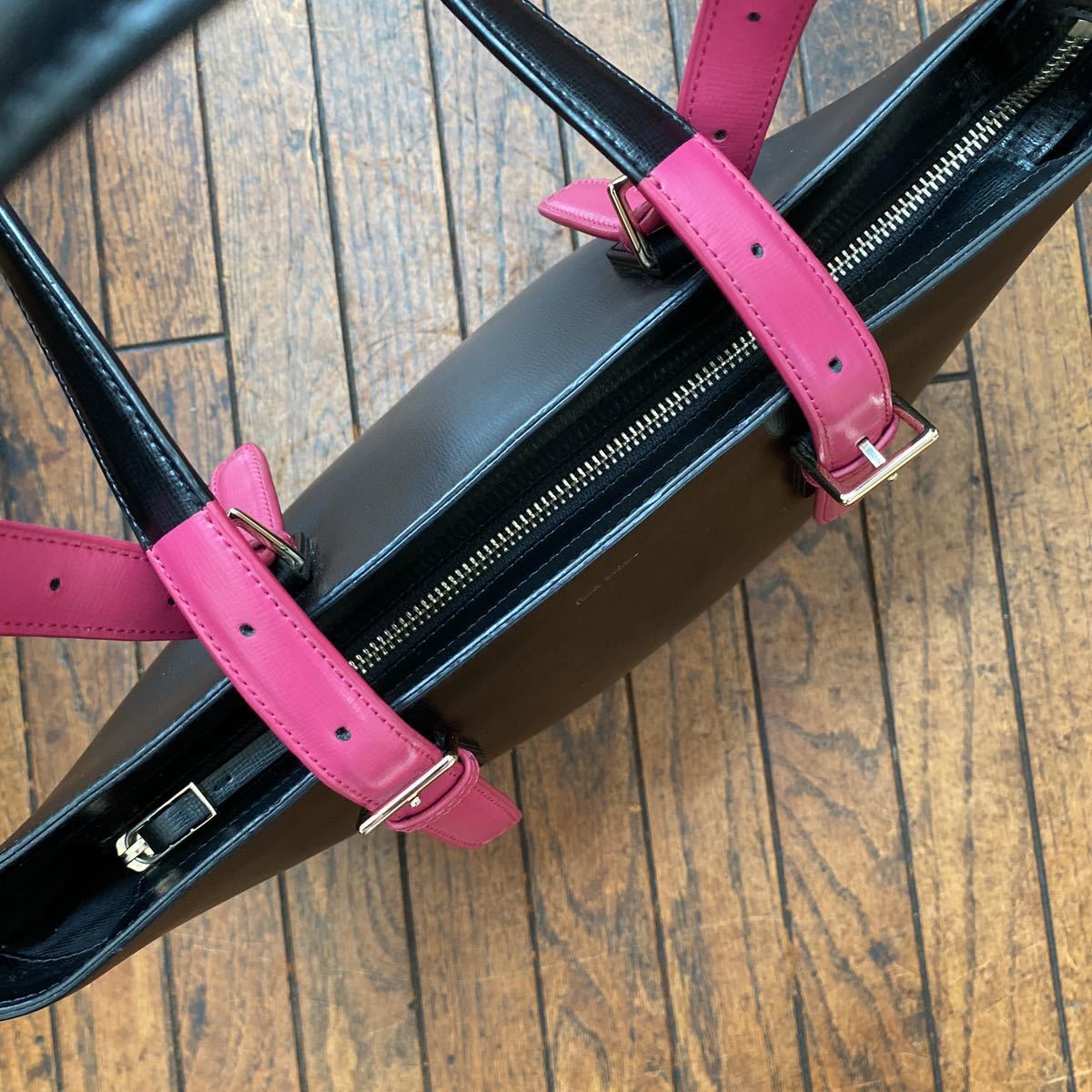PAUL SMITH・ポールスミス カラードチップレザー トートバッグ PAUL SMITH・ポールスミス カラードチップレザー トートバッグ