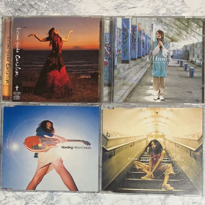 CD 矢井田瞳　 4タイトル　中古　アルバム　シングル　ヤイコ ・Candlize ・Howling ・B′coz I Love You ・i/flancy_画像1