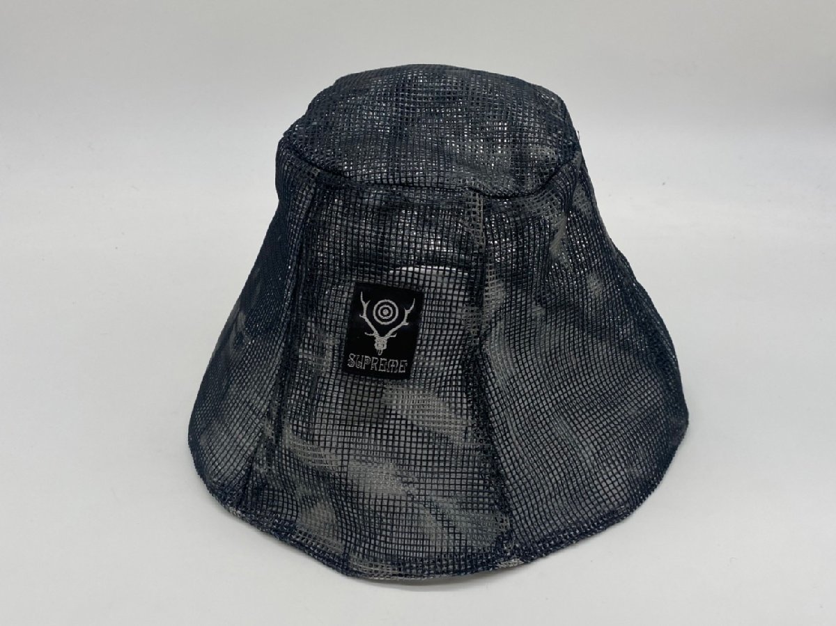 ☆SUPREME×SOUTH2 WEST8 シュプリーム×サウスツー ウエストエイト☆ 21SS week9 Bush Tulip Hat ブッシュチューリップハット ブラック_画像1