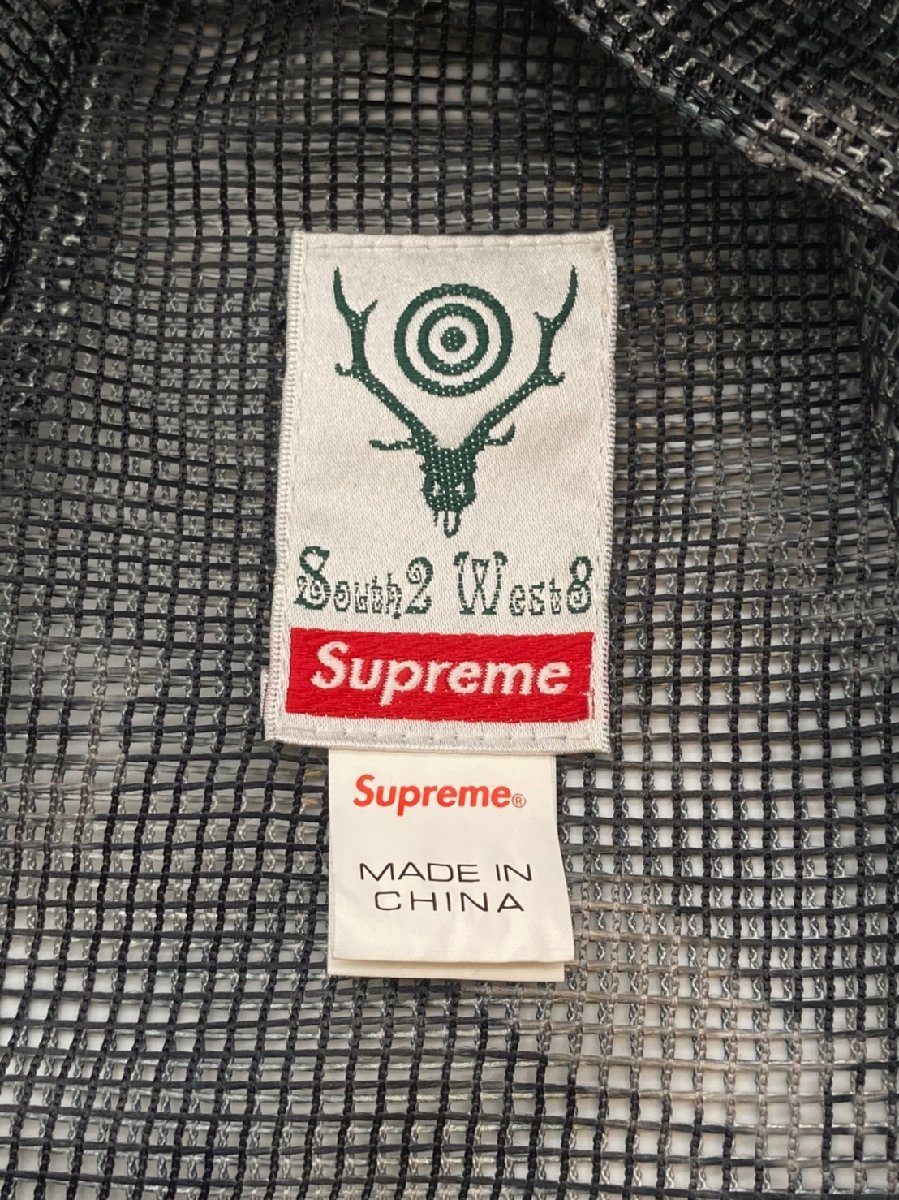 ☆SUPREME×SOUTH2 WEST8 シュプリーム×サウスツー ウエストエイト☆ 21SS week9 Bush Tulip Hat ブッシュチューリップハット ブラック_画像6