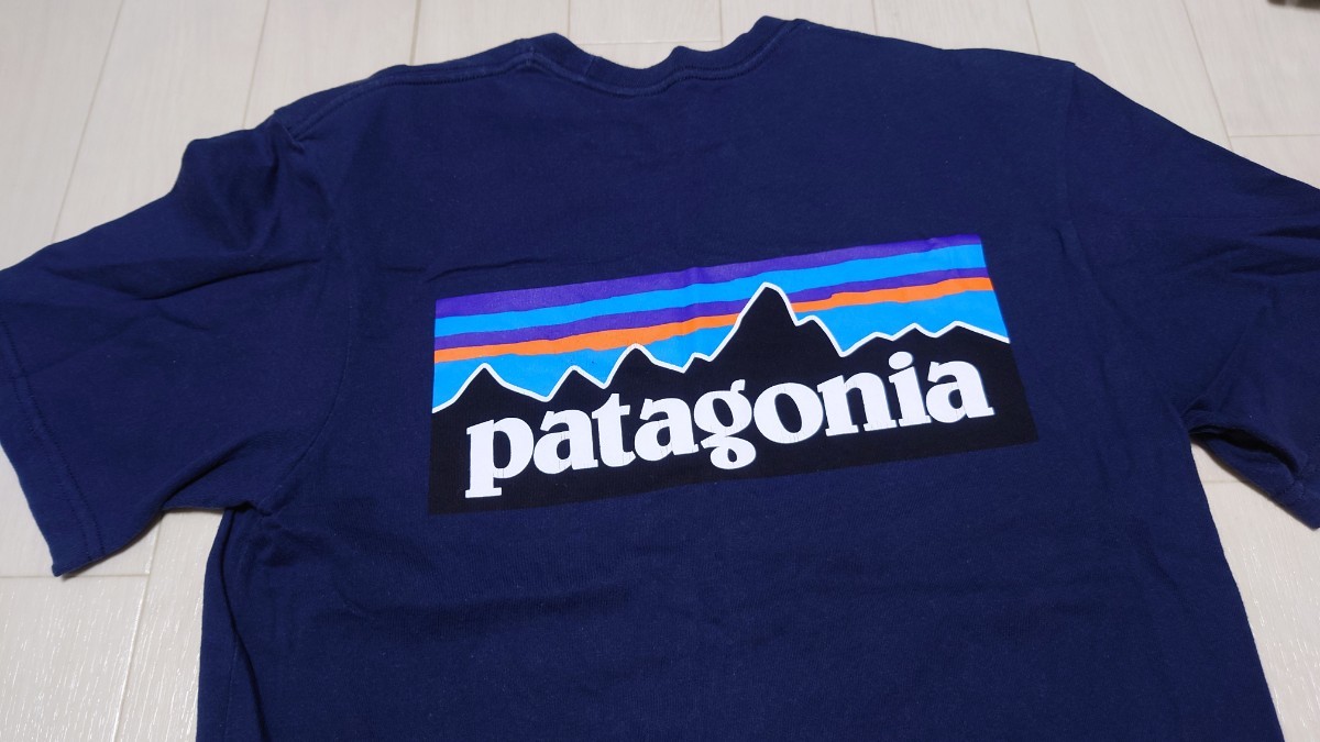 patagonia  パタゴニア コットン P6 ロゴプリント Tシャツ 
