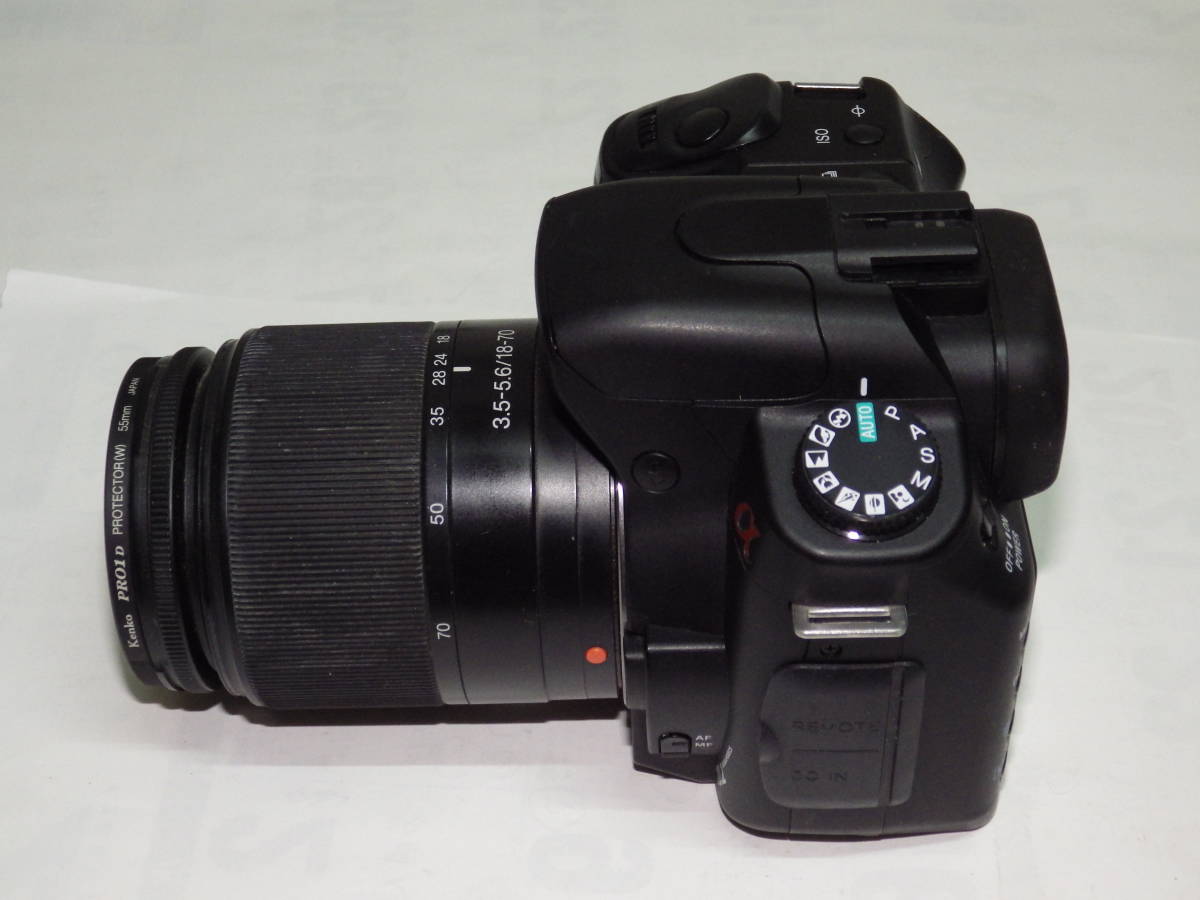 超特価SALE開催！ デジタル一眼レフ 中古美品 ソニーα200 DSLR-A200◇レンズDT18-70mm◇ボディ内手振れ補正◇動作確認済 黒◇SONY  ソニー