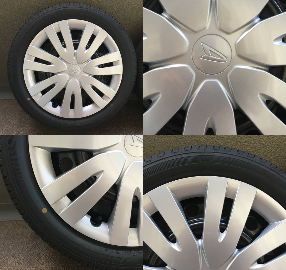 在庫一掃】 新車外しダイハツ純正スチールホイール4本セット ienomat