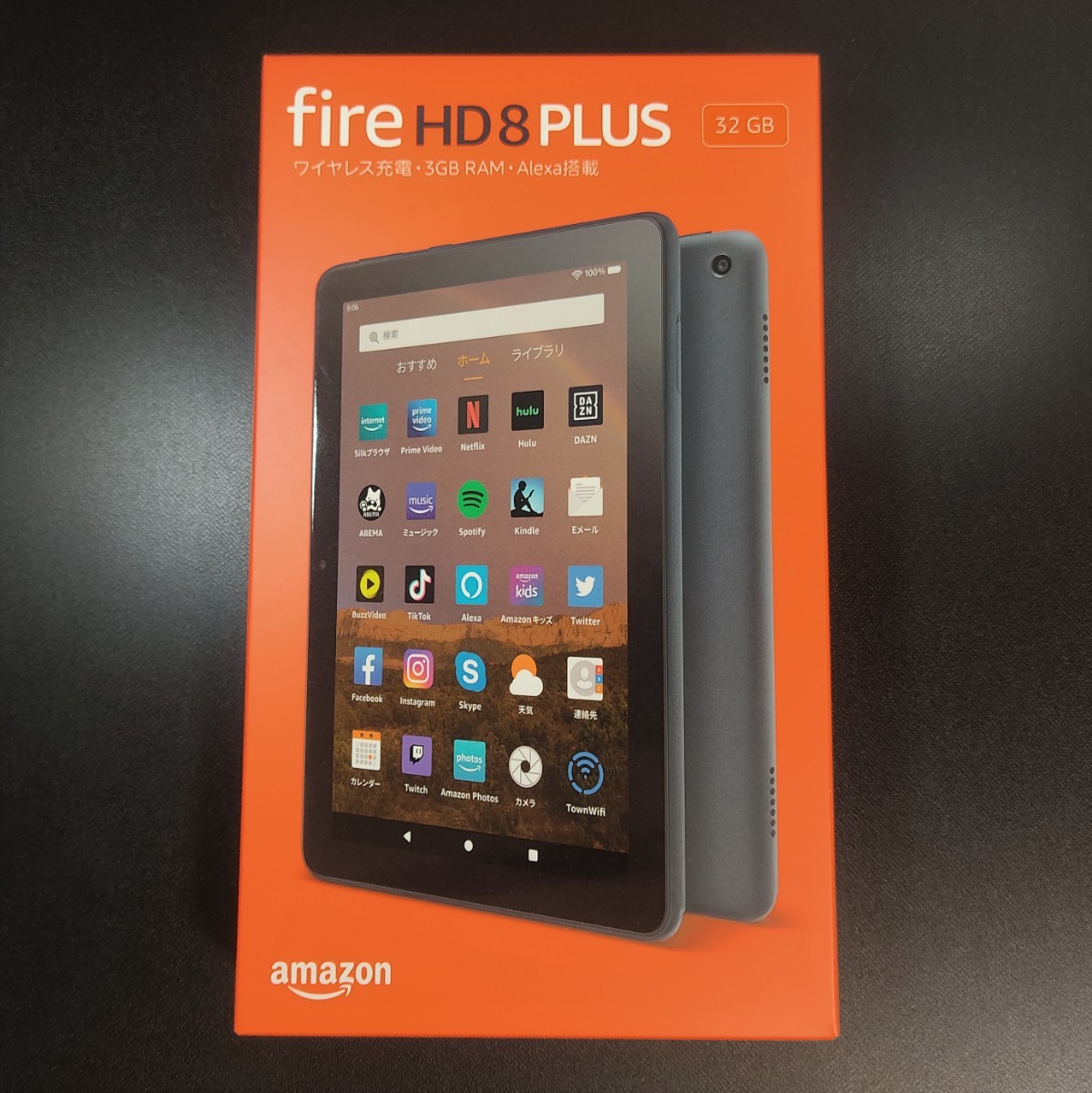 Amazon Fire HD 8 PLUS タブレット スレート 32GB 第10世代