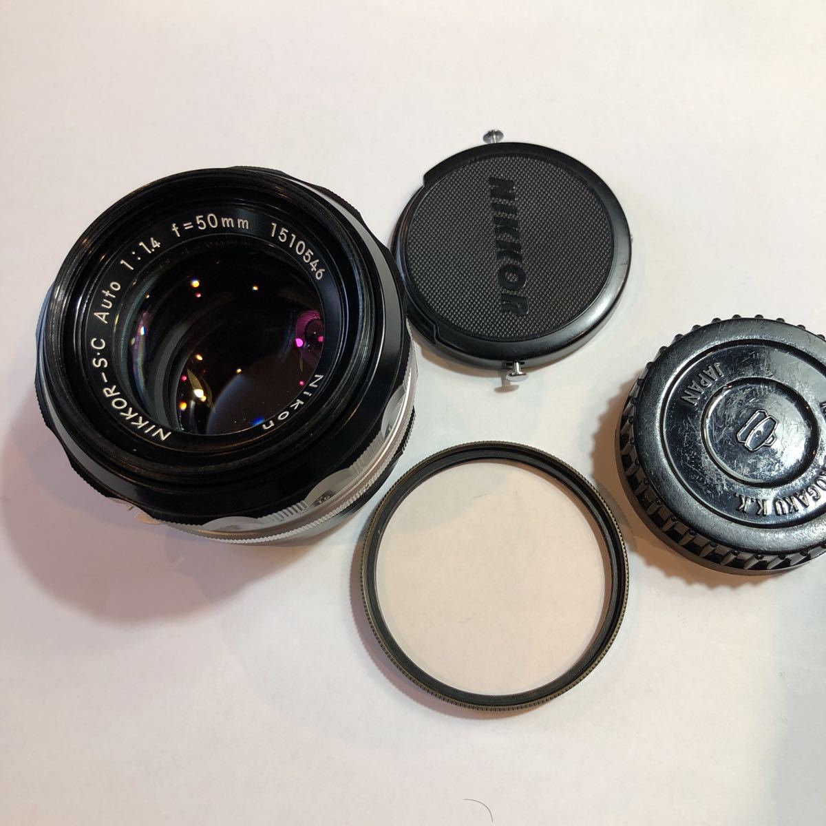 ニコン NIKKOR-S-C AUTO 50MM/F1.4 美品-
