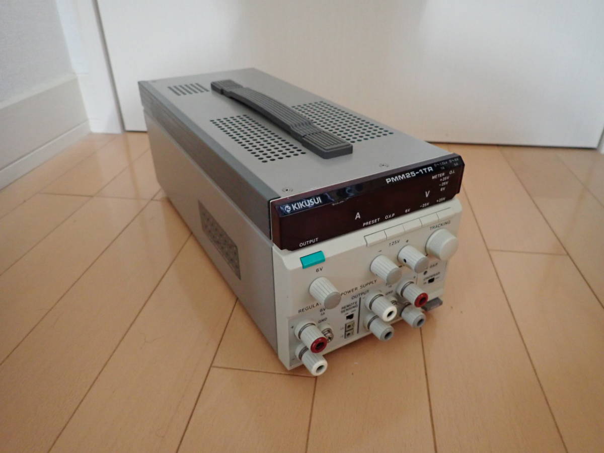 KIKUSUI 菊水 PMM25-1TR DC電源 DC Power Supply (1983)-