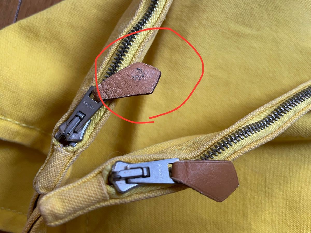 エルメスボラボラポーチ大と中の2点USED エルメス ボラボラ フラット