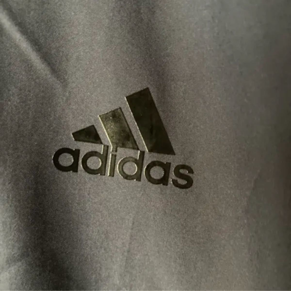 adidas ナイロン　パーカー　ウィンドブレーカー　パフォーマンスロゴ