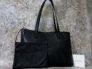LOEWE ロエベ アナグラム レザー ショルダー バッグ メンズ レディース ポーチ付き 黒 ブラック ボルドー