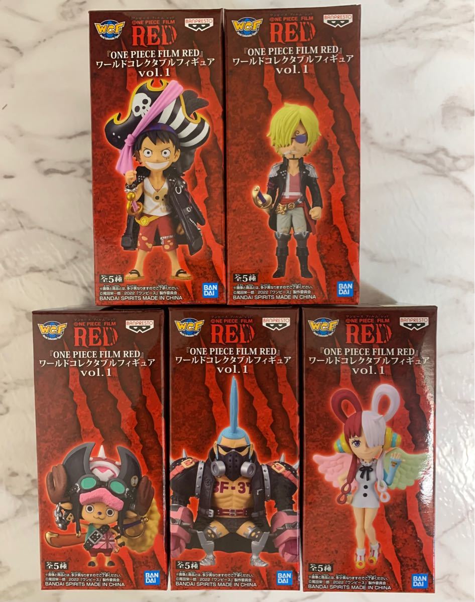 ONE PIECE FILM RED ワーコレ フィギュア コンプセット|Yahoo!フリマ