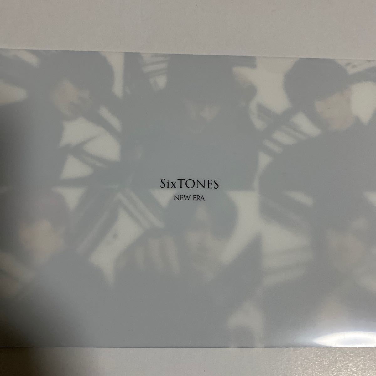 SixTONES  /  NEW ERA   初回盤 , 期間限定盤   特典クリアファイル付き