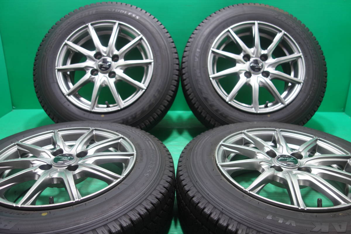 H1499 送料無料 155 80r14 スタッドレス 4本セット ブリヂストン 深溝 年製 Mid Pcd100 軽トラ 軽バン プロボックス サクシード 人気no 1 H1499 送料無料 155 80r14 スタッドレス 4本セット ブリヂストン 深溝 年製 Mid Pcd100 軽トラ 軽バン プロボックス サクシード 人気no 1