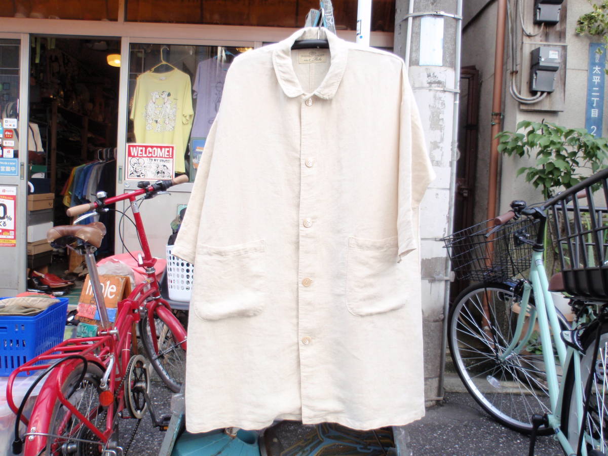 定期入れの 2回使用のみ!日本製 NEST ROBE(ネストローブ) 麻を使っ