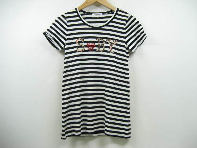 SONIA BY SONIA RYKIEL ソニアリキエル Tシャツ 半袖 ボーダー ハート