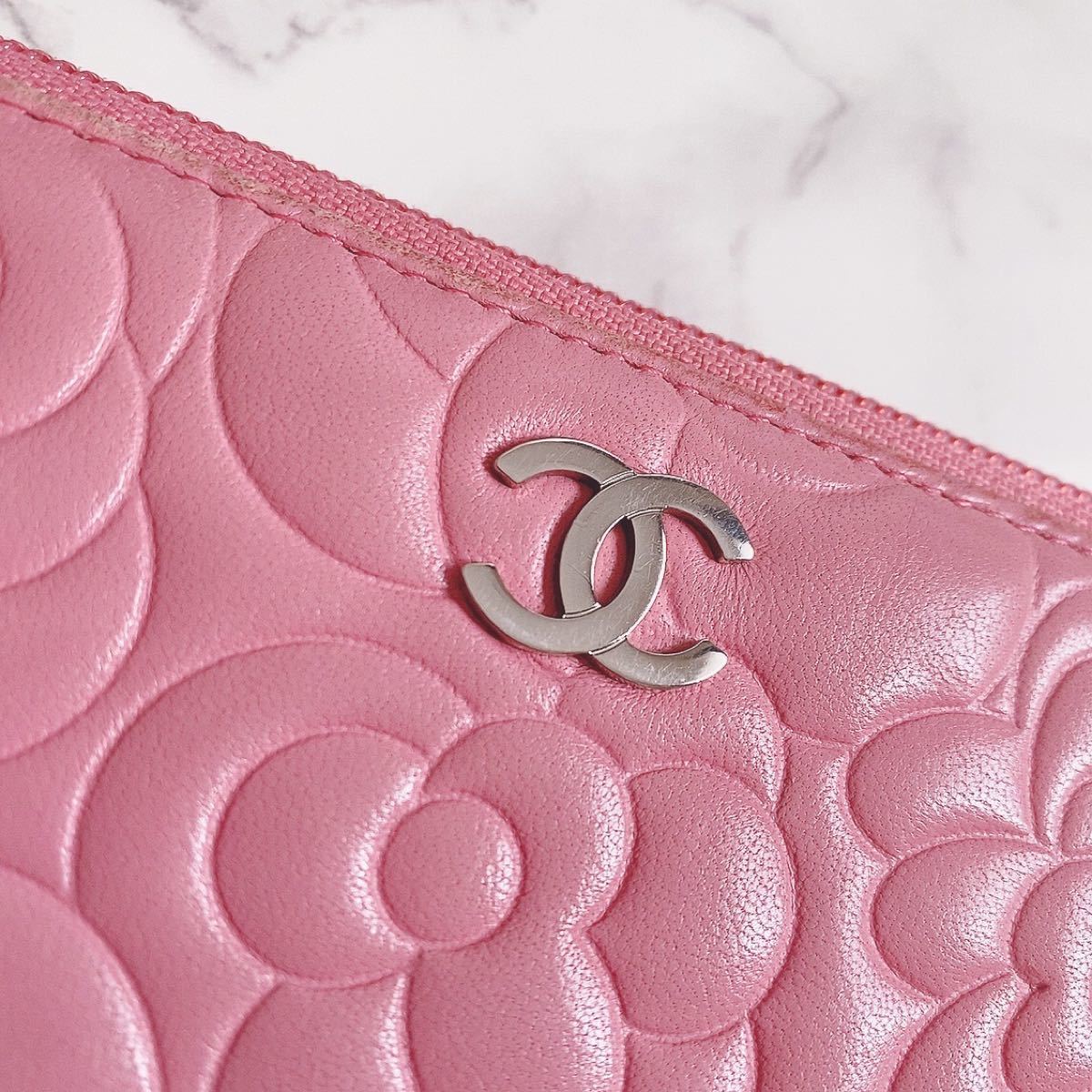美品! CHANEL シャネル カメリア 長財布 財布 ウォレット | db