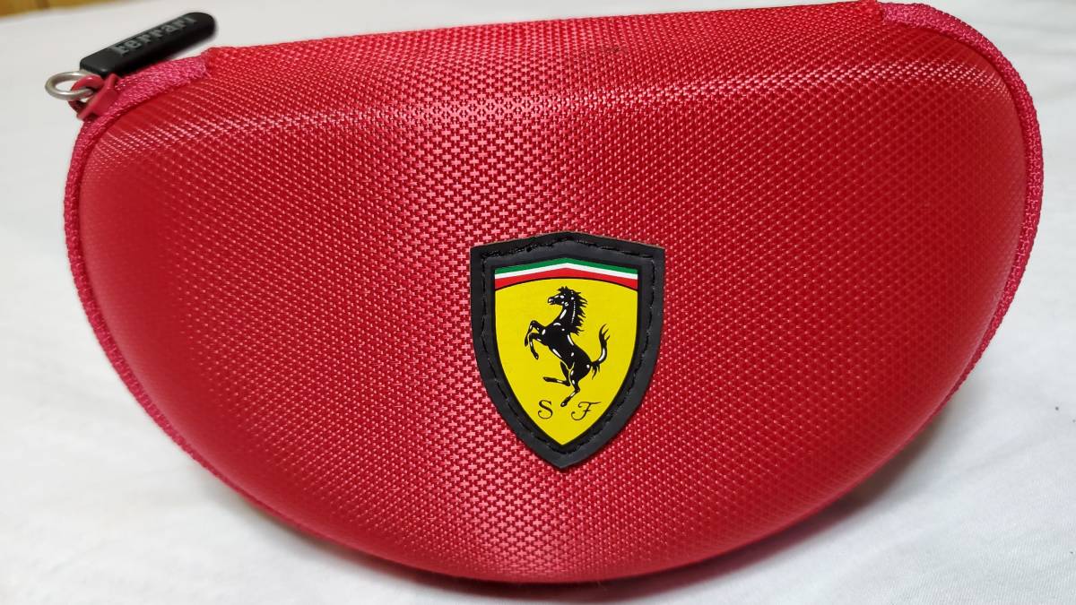  быстрое решение FERRARI Ferrari оригинальный сетка солнцезащитные очки кейс красный + Cross чёрный k rest Logo I одежда очки пенал бардачок чехол для ключей 0