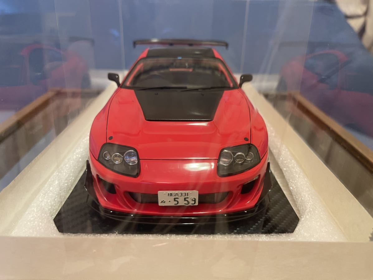 イグニッションモデル 1/18 トヨタJZA80 スープラ 織戸学 MAX織戸