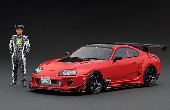 イグニッションモデル 1/18 トヨタJZA80 スープラ 織戸学 MAX織戸