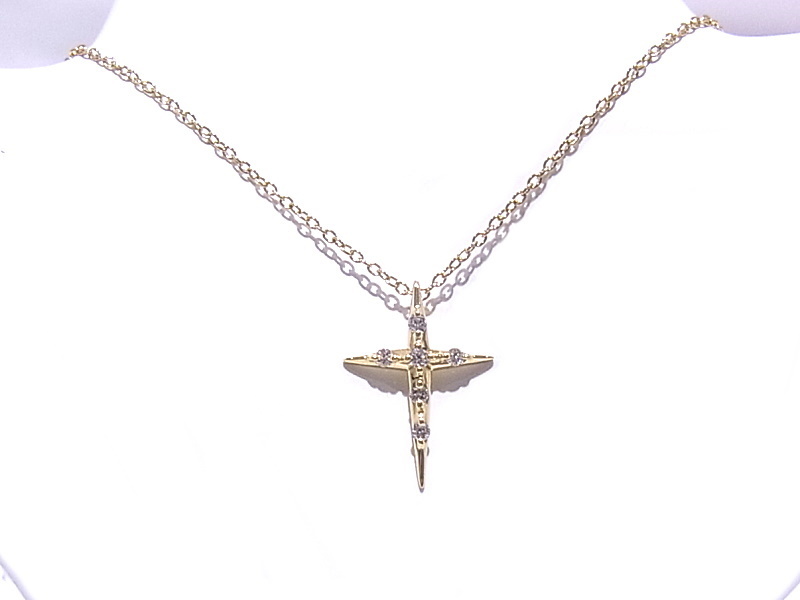 ゴッホ 星月夜 ネックレス 750 K18YG イエローゴールド ダイヤモンド