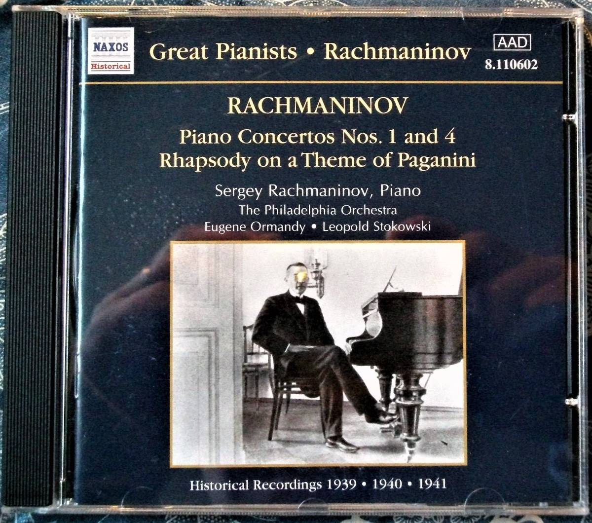 ★極稀CD★Rachmaninov Piano Concerto 1 4 Ormandy Stokowsky ラフマニノフ 自演集 オーマンディ ストコフスキー_画像1