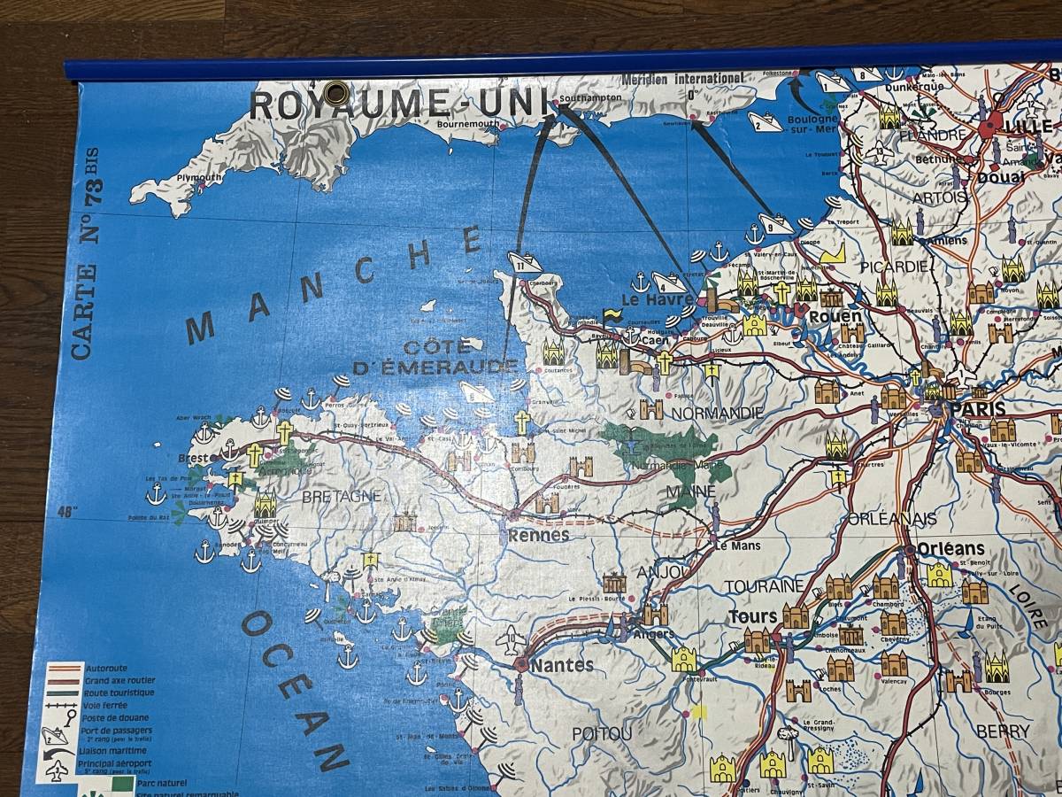希少 レア 超特大 フランス 地図 MAP 100cm x 122cm 防水 壁掛け 希少 レア 超特大 フランス 地図 MAP 100cm x 122cm 防水 壁掛け
