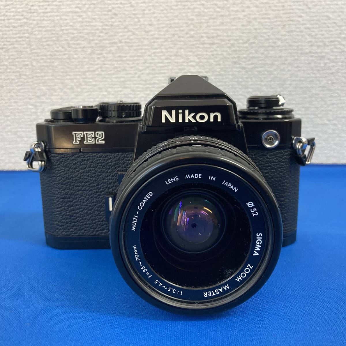 Nikon ニコン FE2 ブラックボディー SIGMA 35-70mm 1:3.5-4.5 現状品 動作未確認_画像1