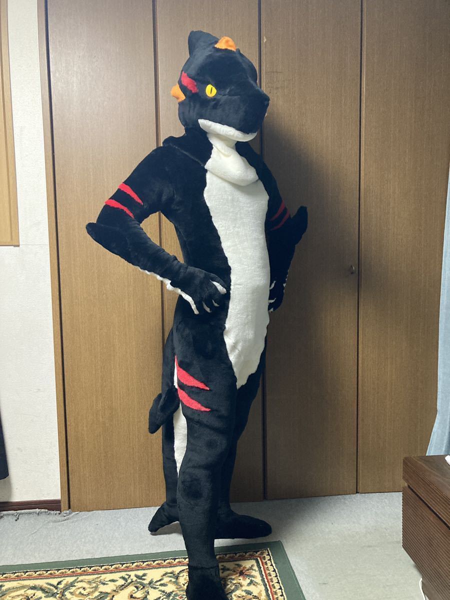 Yahoo!オークション - ファースーツ 黒朱鮫 fursuit ケモノ Yahoo!オークション - ファースーツ 黒朱鮫 fursuit ケモノ