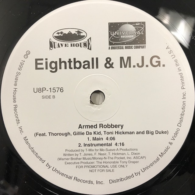 EIGHTBALL & MJG / THROW YOUR HANDS UP / ARMED ROBBERY_画像1