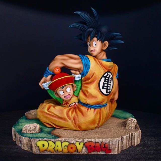 ヤフオク! - ドラゴンボール 孫悟空 孫悟飯 フィギュア リペイント ロ...