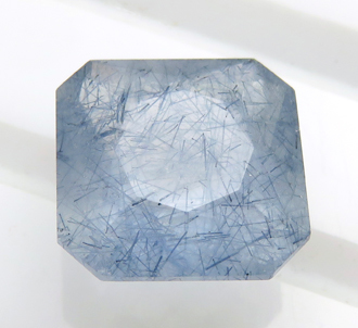 3285【レアストーン 貴重 処分品】 ブルーハライト 5.71ct 青い岩塩 ニューメキシコ : 瑞浪鉱物展示館 【送料無料】