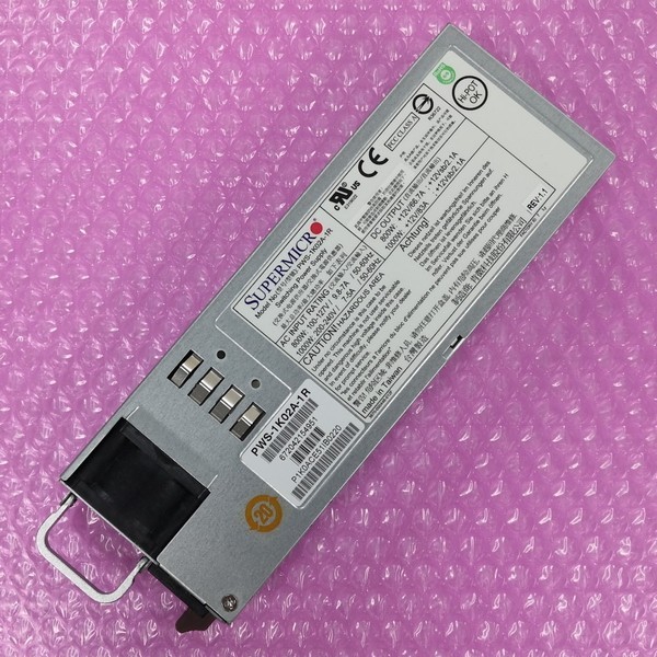 @XC625 秋葉原万世鯖本舗 SUPERMICRO 純正品 良品 リダンダント電源 PSU PWS-1K02A-1R 800-1000w 100-127V, 200-240V