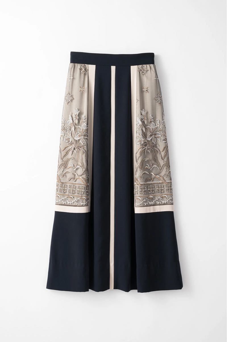 MURRAL Framed flower skirt (Grace navy) size1 ロングスカート - brandsynariourdu.com