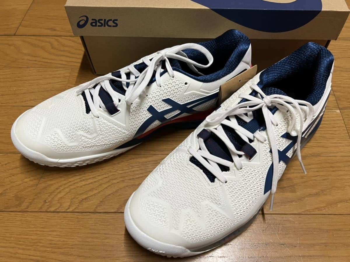 送料込】asics アシックス テニスシューズ ゲルレゾリューション 8 OC