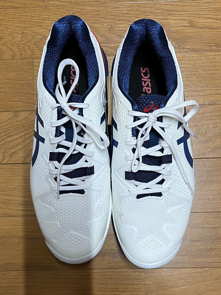 送料込】asics アシックス テニスシューズ ゲルレゾリューション 8 OC