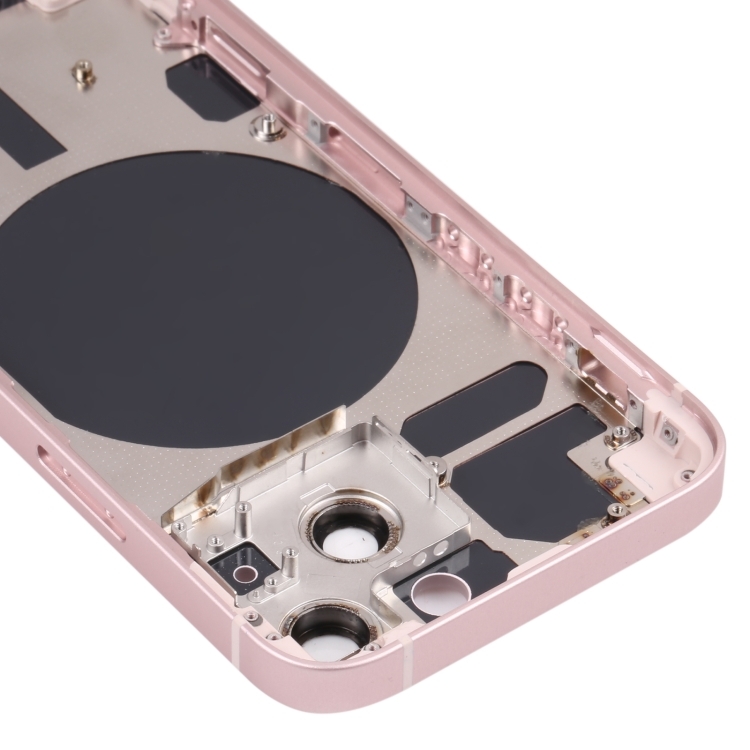 iPhone 13 Mini 修理・交換用部品 バックハウジング バックパネル ピンク_画像4