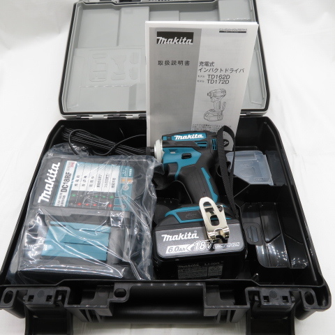 未使用品】 MAKITA マキタ TD172D 青 18V充電式インパクトドライバ