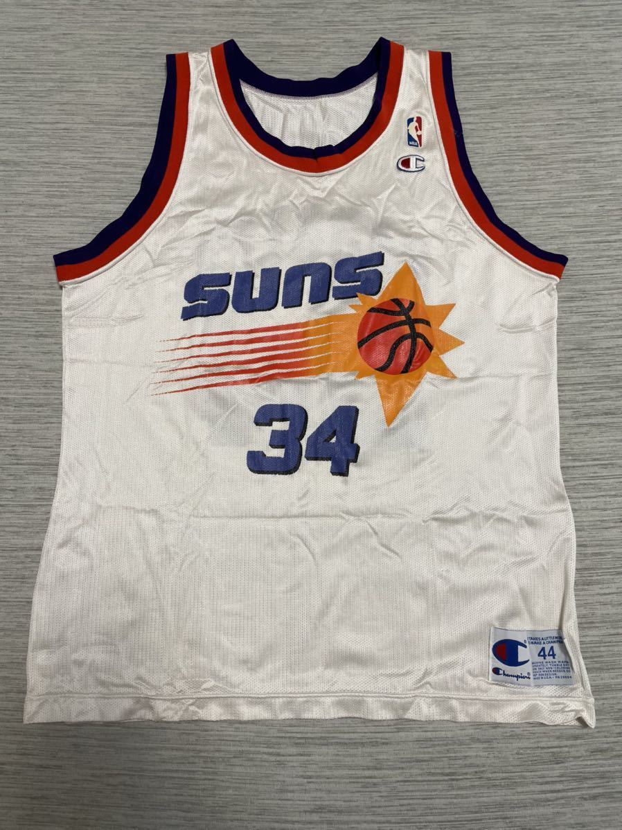90s NBA BARKLEY #34 チャールズ・バークレー Champion チャンピオン製 ユニフォーム フェニックス・サンズ バスケ ジャージ suns