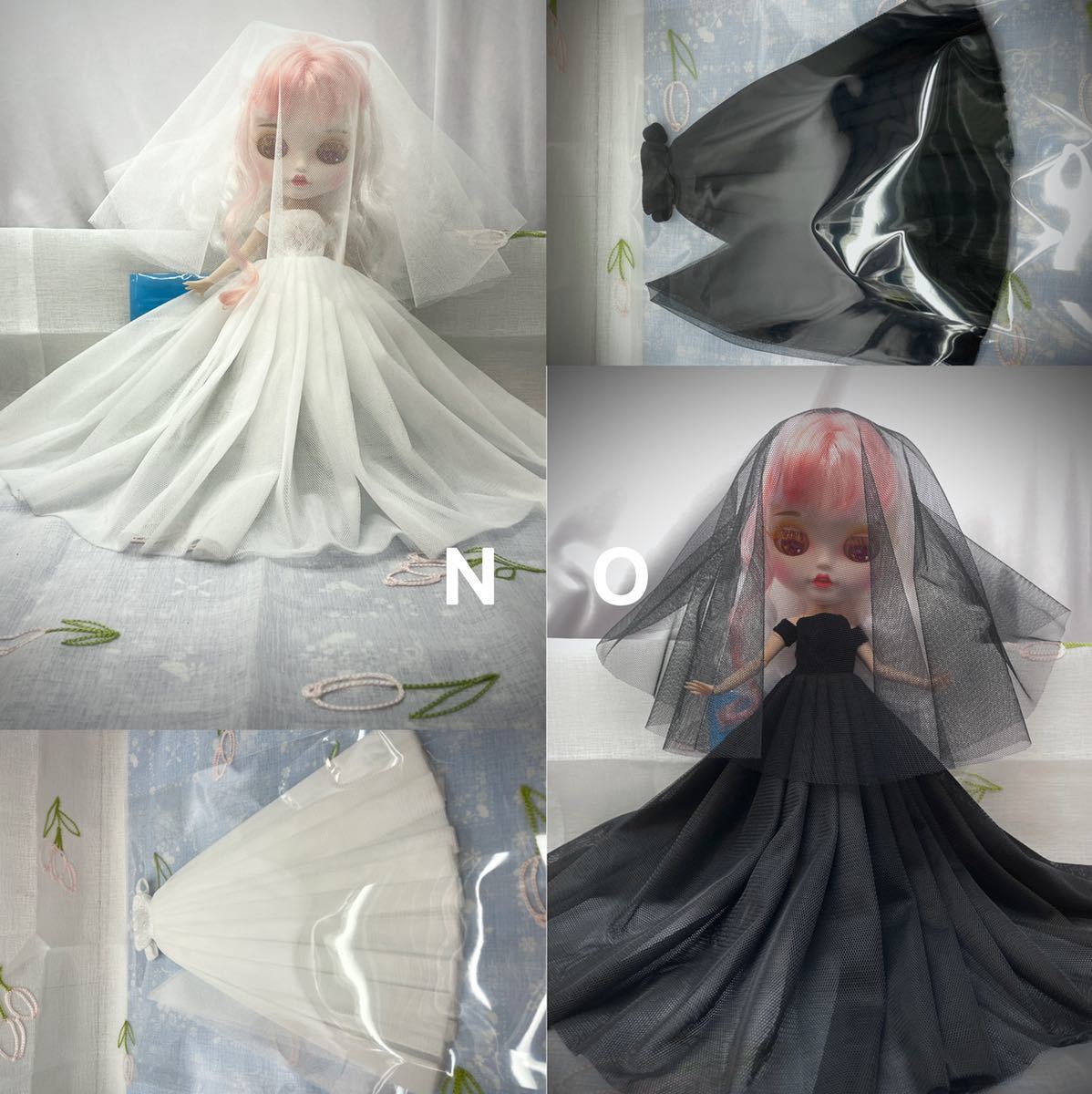 icydoll本体&outfitx15&靴x2 アイシードールカスタム ブライス サイズ カスタムアイシードール アウトフィット 靴 付き ブライス服 洋服 10