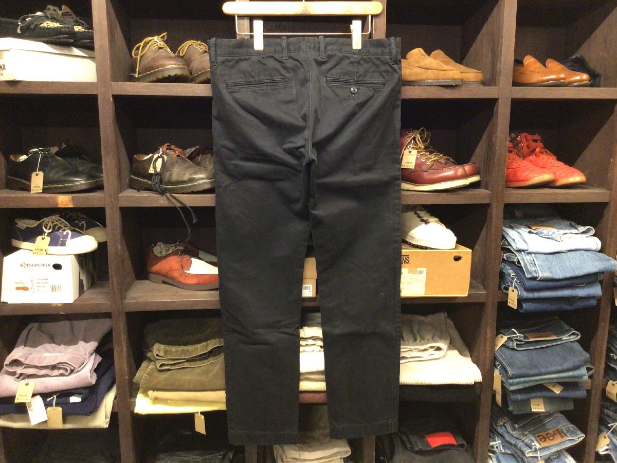 J.CREW CHINO PANTS SIZE 32 ジェイクルー チノパン 黒_画像2