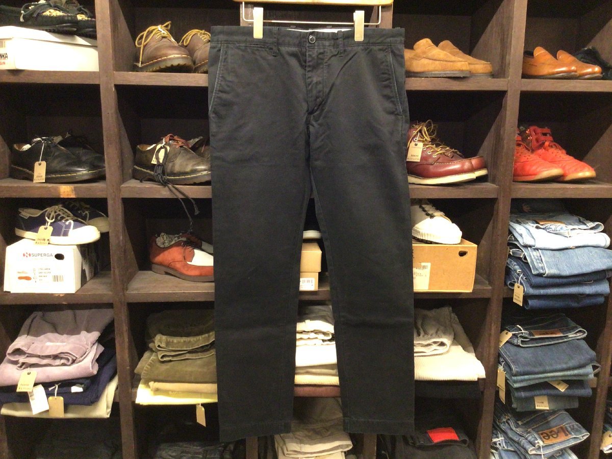 J.CREW CHINO PANTS SIZE 32 ジェイクルー チノパン 黒_画像1