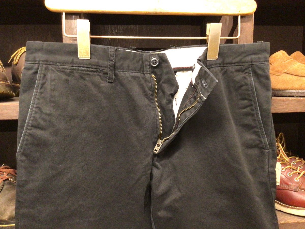 J.CREW CHINO PANTS SIZE 32 ジェイクルー チノパン 黒_画像3