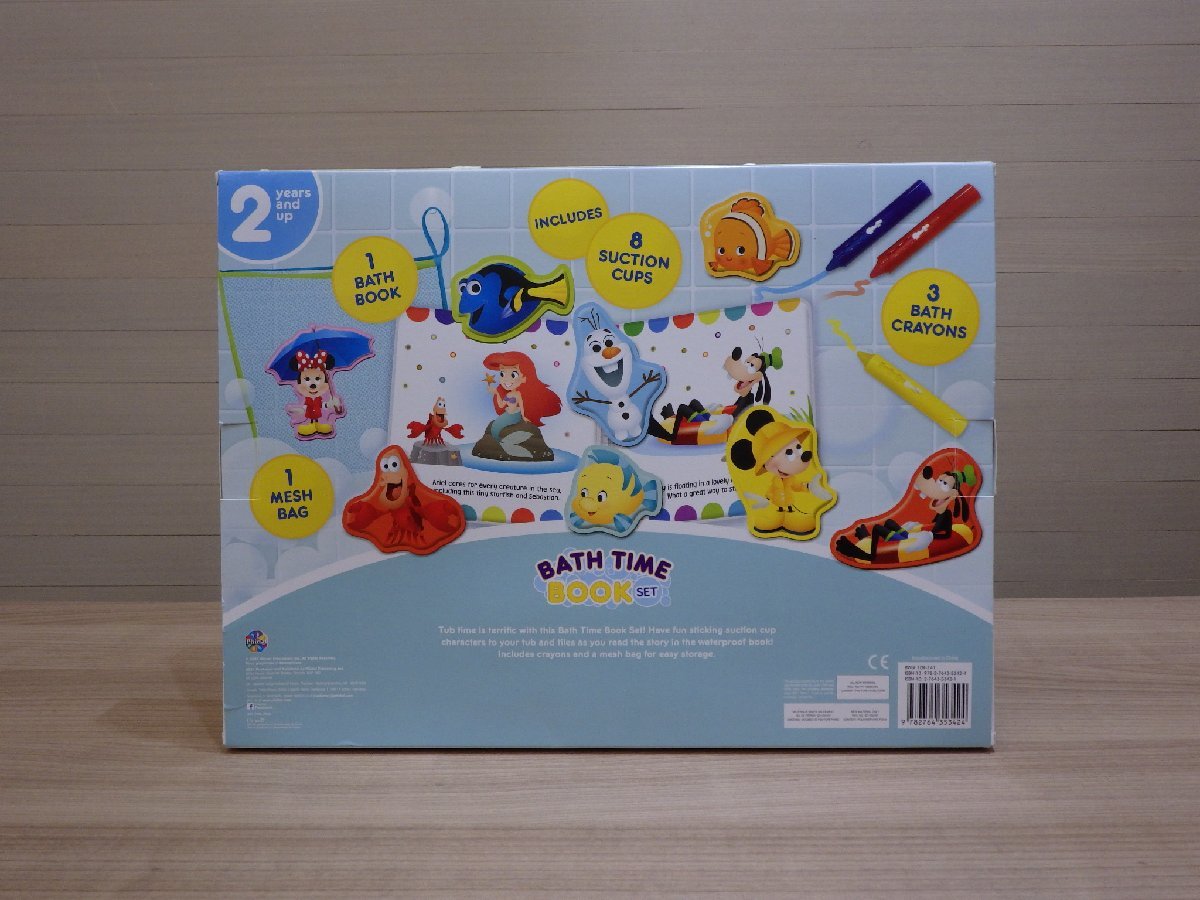 高い素材 g729-2-30146 デラックスバスタイム ブックセット Disney ディズニー ベビー おもちゃ お風呂 遊び 子供 キッズ コストコ  automy.global