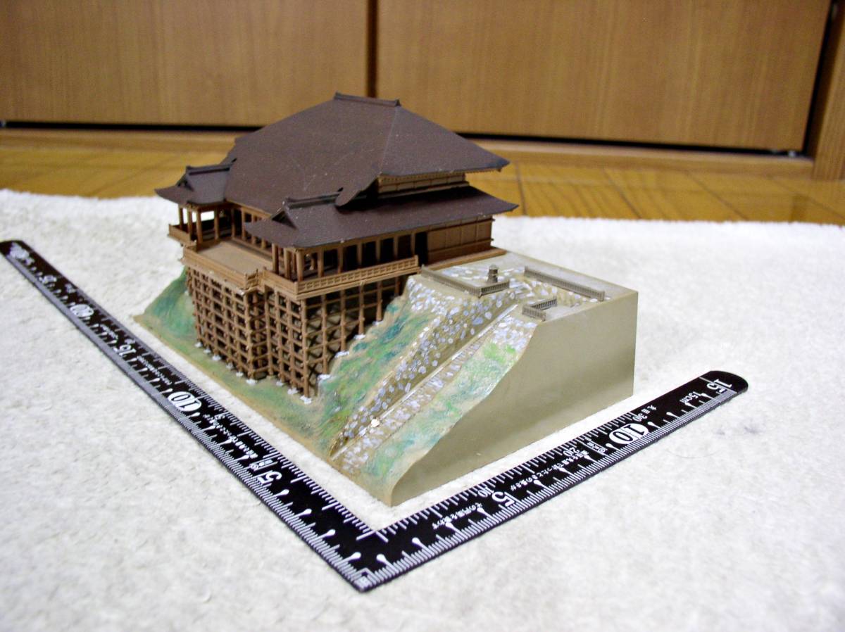 好評継続中!今だけ限定価格! 清水寺 清水寺 塗装済 一部電飾 完成品