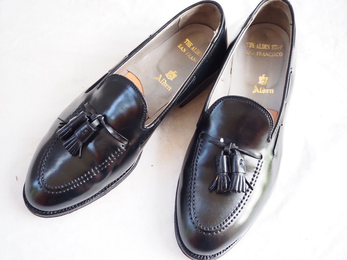 Alden 664 cordovan Tassel Loafers オールデン ブラックコードバン